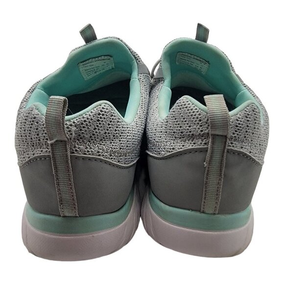 Athletic Works Shoes Women's Size 10 Gray Bungee Slip-On Sneakers - Picture 4 of 11